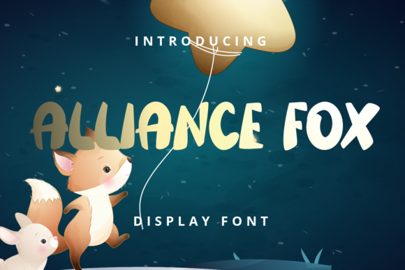 Alliance Fox: A Whimsical Display Font for Modern Editorial Design