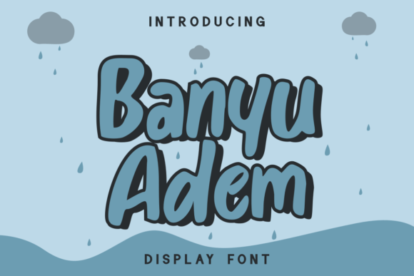 Banyu Adem: A Display Font for Modern Web Design