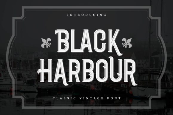 Black Harbour: A Modern Display Font for Web Projects