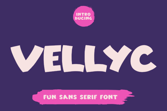 Branding with Vellyc: A Playful Display Font for Creative Projects