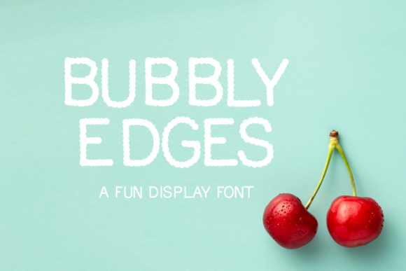 Bubbly Edges Font for Web Design