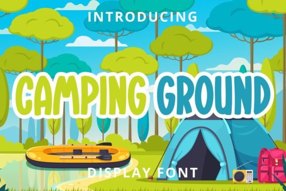 Camping Ground Font for Editorial Design