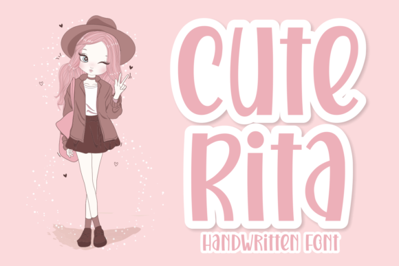 Cute Rita: A Chic Display Font for Branding Projects