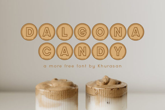 Dalgona Candy: A Modern Typeface for Editorial Design