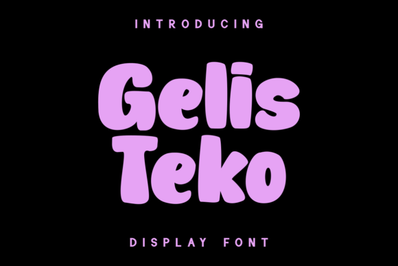 Gelis Teko Font for Bold Brand Campaigns