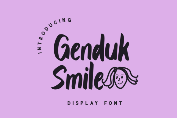 Genduk Smile: A Professional Display Font for Your Brand