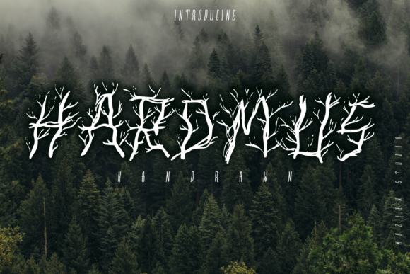 Hardmus: A Bold Display Font for Impactful Branding