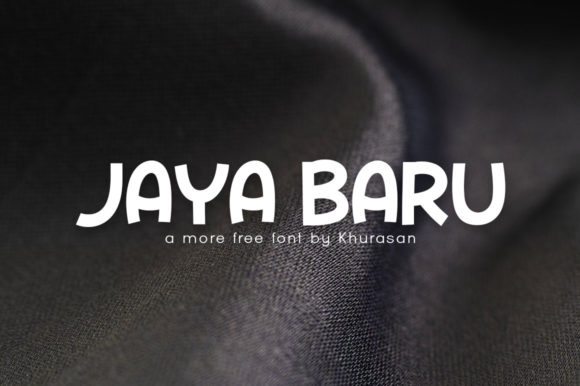 Jaya Baru: A Modern Display Font for Bold Branding