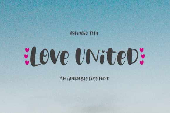 Love United Font for Campaign Creativity