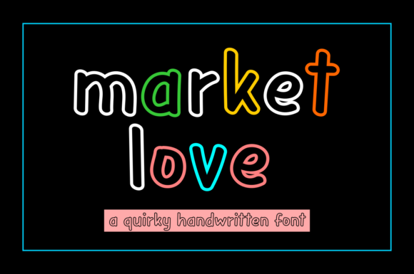 Market Love Font for Digital Marketing and Branding