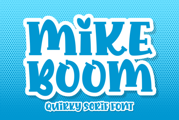 Mike Boom Font for Web Design Projects