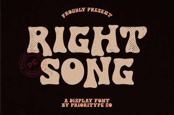 Right Song: A Stylish Display Font for Crafters and Creators