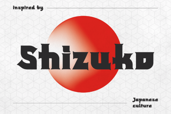 Shizuko: A Modern Display Typeface for Editorial Projects
