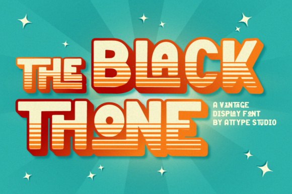The Black Thone: A Bold Display Font for Modern Web Design