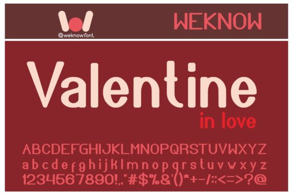 Valentine in Love: A Display Font for Modern Web Design