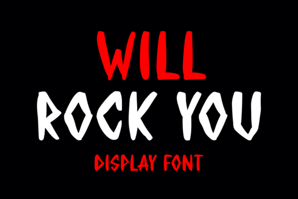 Will Rock You Font for Bold Visual Communication