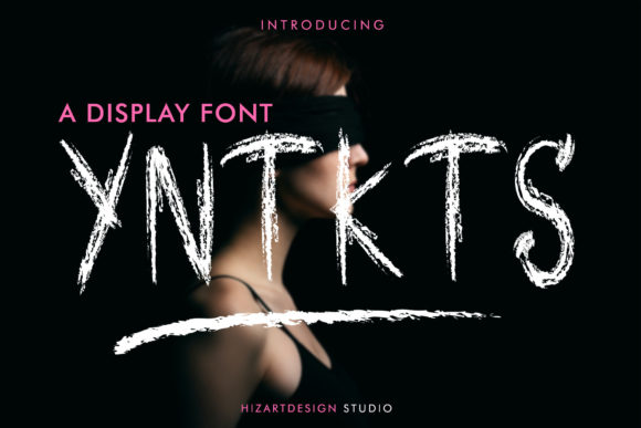 Yntkts: A Brushed Display Font for Modern Editorial Design